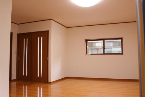 リフォーム後のリビング内観